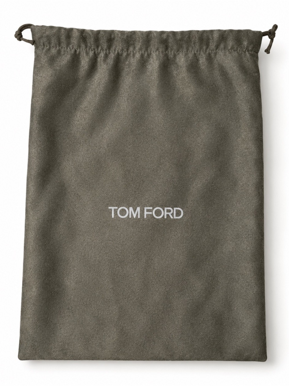 TOM FORD Large Gray Drawstring Dust Bag Garment Shoe Storage Pouch